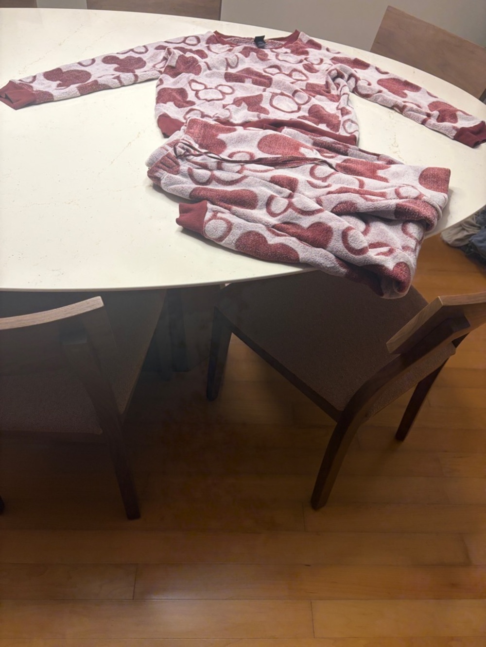 Disney Red Patterned Loungewear Set -Mickey mouse - Picture 1 of 1